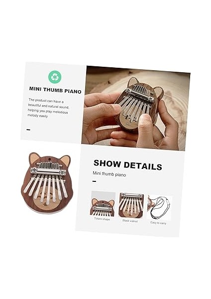 Bebekler Için Parmak Piyano Bebek Müzik Oyuncakları Bebekler Için Müzik Aletleri Taşınabilir Kalimba Seti indirimleri