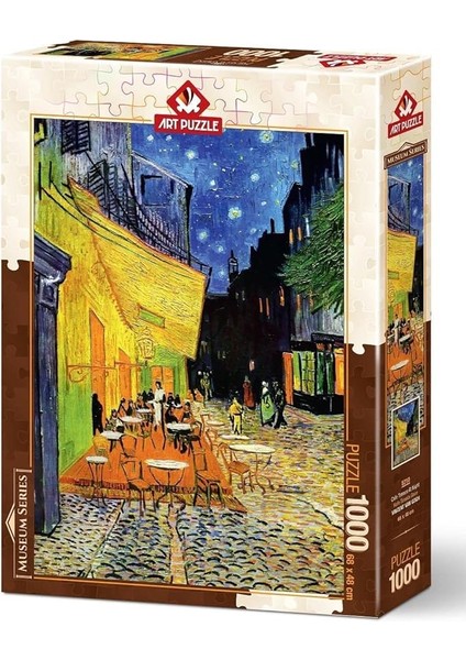 Puzzle Kafe Terasta Gece 1000 Parça Drakers Temalı Eğlenceli Tasarım 3+ Yaş İçin