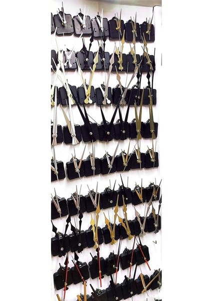 Hobialem 1 Adet Duvar Saat Mekanizması Metal Akrep Yelkovan 10 mm Şaft Sessiz Asimetrik Şekil fiyatları