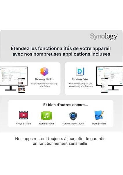DS223 2 Yuvalı Disk Istasyonu Nas (Realtek RTD1619B Quad-Core 2gb Ram 1xrj-45 1gbe Lan Bağlantı Noktası), Siyah modelleri