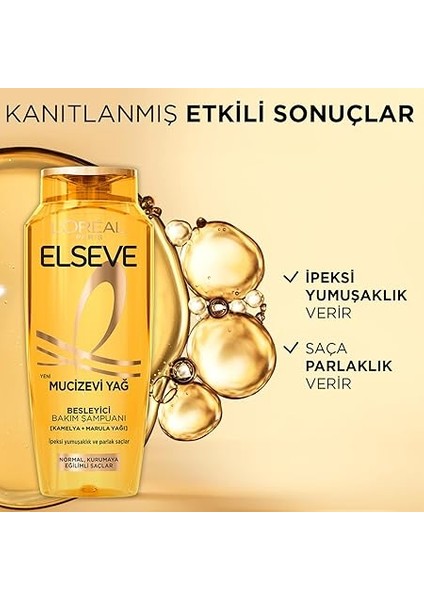 Paris Elseve Mucizevi Yağ Besleyici Bakım Şampuanı 400 ml fırsatları