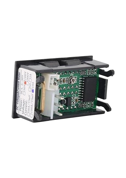 DC 0-100V 10A Dual Voltmetre Ampermetre Kırmızı-Mavi Ölçer Hobi ve Maker Projeleri İçin Uygun fırsatları