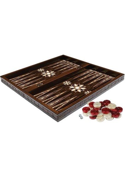 Elegance Orient Sedef Desenli Tavla Büyük Boy fiyatları