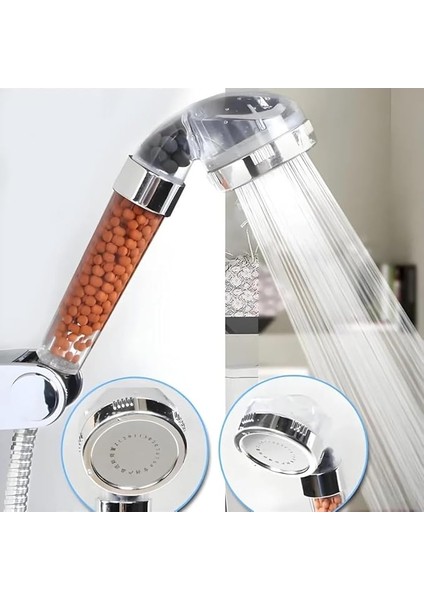 Duş Başlığı Arıtmalı Tasarruflu Su Tasarruflu Filtreli Basınç Azaltıcı Kireç ve Klor Azaltıcı