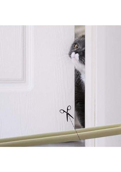 3 Adet Oluklu Kapı Altı Eşik Süngeri Soğuk Kesici Toz Rüzgar Önleyici Yalıtım Sağlayan Strafor indirimleri