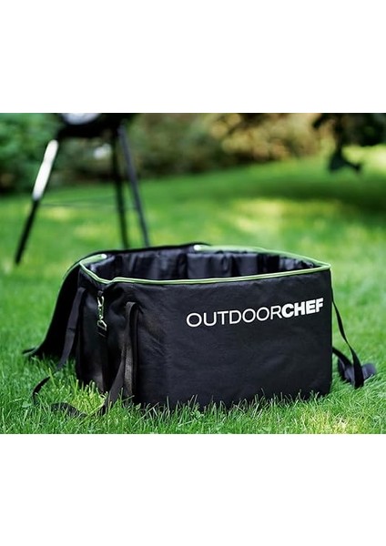 Chelsea 420 G Barbekü ve Taşıma Çantası Kamp Seti, Lpg'li Mangal Ayaklı, Entegre Termometre, Direkt Endirekt Izgara, Dumansız Izgara, Porselen Pişirme Haznesi, Siyah modelleri