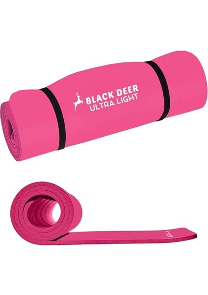 Deer Ultra Light Pilates Yoga Kamp Matı Egzersiz Minderi Kaymaz Taban 180X55 cm 10 mm