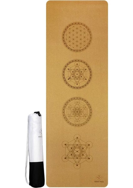 Yoga Mantar Serisi Yoga Mat (Mandala)