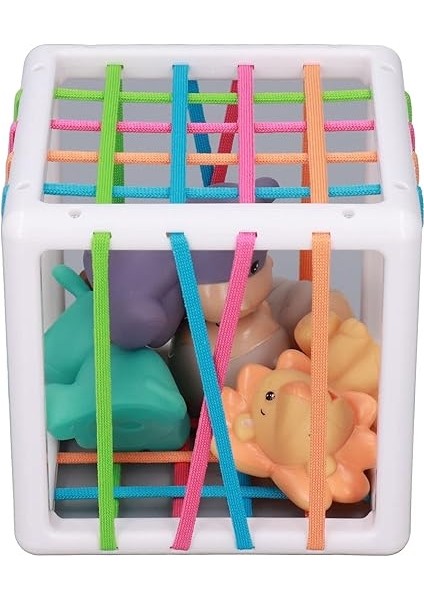 Çocuklar Duyusal Küp Ayırma Oyuncaklar Ince Motor Becerileri Için Zararsız Abs Silikon Elastik Çizgi Çocuklar Duyusal Küp Çocuk Bebek Oyuncakları fırsatları