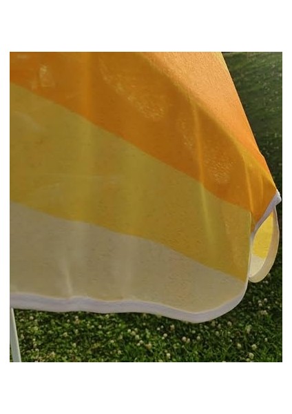 Kalite 10 Telli Eğilebilir 2 mt Plaj Şemsiyesi Bidon Dahil Turuncu Gökkuşağı fırsatları