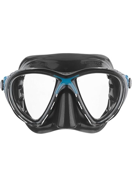 Big Eyes Evolution Maske Hypoalerjik Silikon, Geniş Görüş Açılı Maske Siyah/mavi Tek Beden