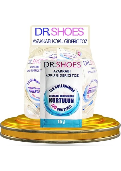 5 Adet Ayak Koku Giderici - Ayakkabı Koku Giderici Toz 120 Gün Etkili - Dr.shoes ile Ayak Kokusuna Elveda Deyin