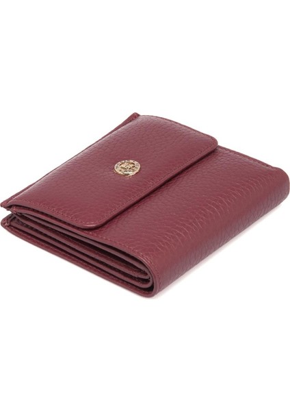 Bordo Hakiki Deri Kadın Cüzdan - S1CB00005627-M71