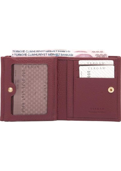 Bordo Hakiki Deri Kadın Cüzdan - S1CB00005627-M71 fiyatları