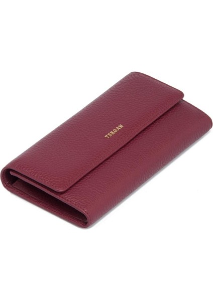 Bordo Hakiki Deri Kadın Cüzdan - S1CB00005719-M71