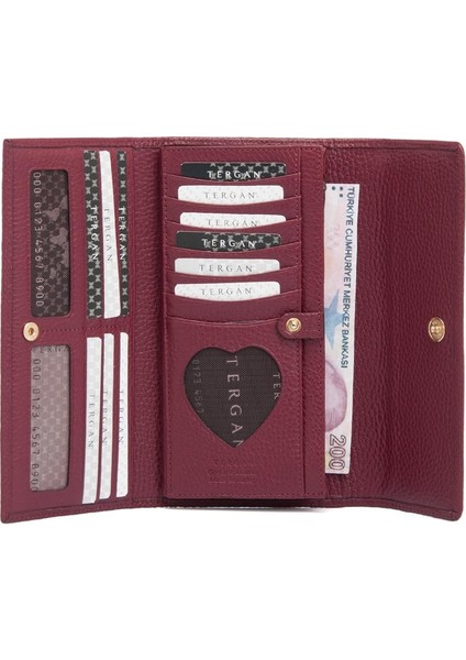 Bordo Hakiki Deri Kadın Cüzdan - S1CB00005719-M71 modelleri