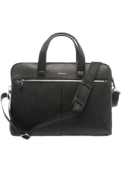 Siyah Hakiki Deri Erkek Evrak Çantası - S1EV00021388-A41