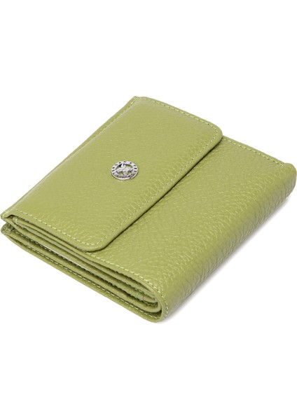 Yeşil Hakiki Deri Kadın Cüzdan - S1CB00005627-G8Z
