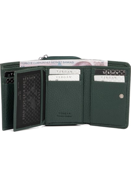Yeşil Hakiki Deri Kadın Cüzdan - S1CB00005798-I5T fırsatları