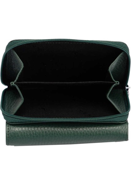 Yeşil Hakiki Deri Kadın Cüzdan - S1CB00005798-I5T