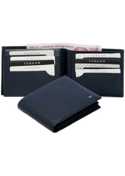 Lacivert Hakiki Deri Erkek Cüzdan - S1CE00001468-A38