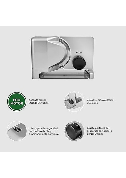 E 16 Elektrikli Ev ve Ofis Tipi Gıda Dilimleyici, Eko Motor modelleri