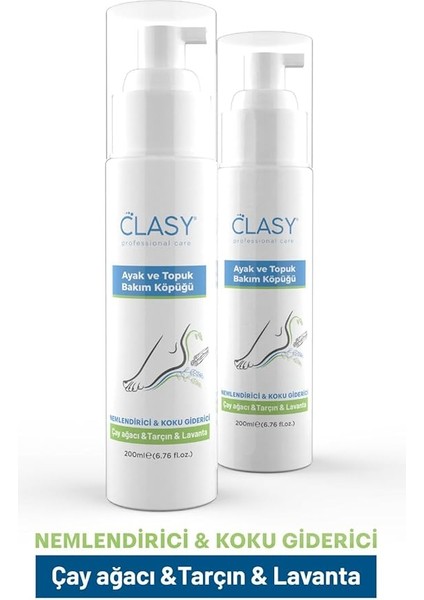 Ayak ve Topuk Bakım Köpüğü – Çatlamış Topuk Onarıcı, Nemlendirici Ayak Kokusu Giderici Çay Ağacı Yağı, Tarçın ve Lavanta ile – Kuru ve Sert Ayaklar Için Günlük Besleyici Bakım, 200 ml fiyatları