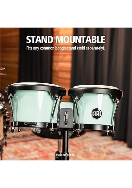Percussion Headliner Bongo - Journey Serisi - Special Edition - 6 1/2" Macho & 7 1/2" Hembra - Seafoam Green (HB50SF) indirimleri