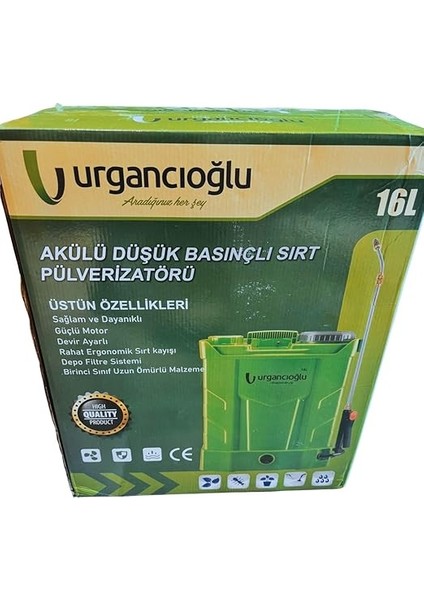 Akülü Şarjlı Sırt Tipi Ilaçlama Makinesi 16 Lt indirimleri