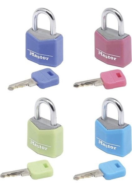 Lock Küçük Asma Kilitler [anahtar] [4'lü Set] [aynı Kilit? End] 9120EURQCOLNOP - Sırt Çantaları, Bavullar, Bilgisayar Çantaları ve Daha Fazlası Için Ideal