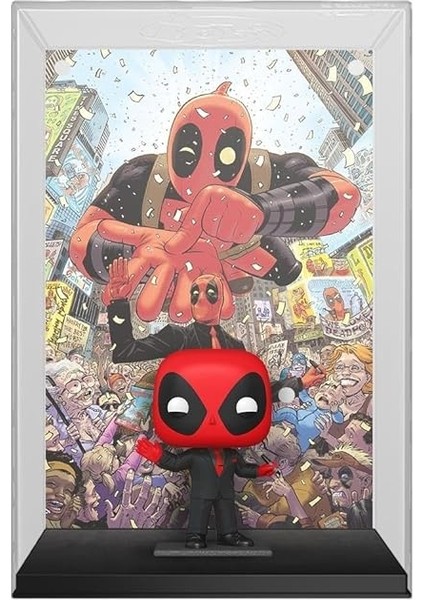 Pop Comic Cover: Marvel - Deadpool In Black Suit Figür fiyatları