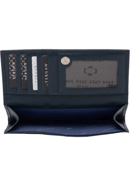 Lacivert Hakiki Deri Kadın Cüzdan - S1CB00005807-I91