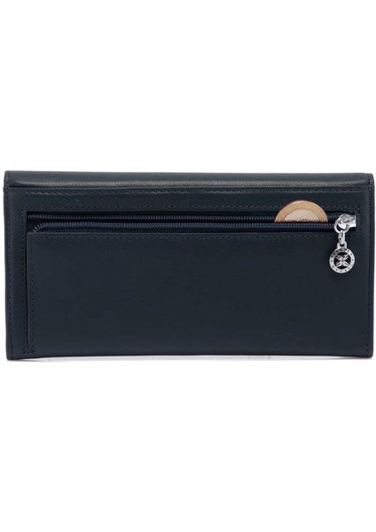 Lacivert Hakiki Deri Kadın Cüzdan - S1CB00005807-I91