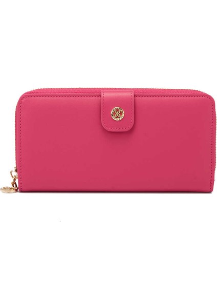 Fuşya Hakiki Deri Kadın Cüzdan - S1CB00005789-J7E