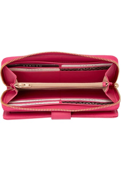 Fuşya Hakiki Deri Kadın Cüzdan - S1CB00005789-J7E