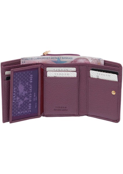 Mor Hakiki Deri Kadın Cüzdan - S1CB00005798-U9A