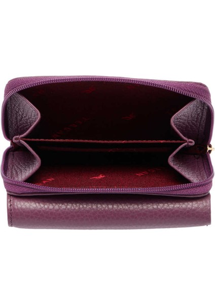 Mor Hakiki Deri Kadın Cüzdan - S1CB00005798-U9A