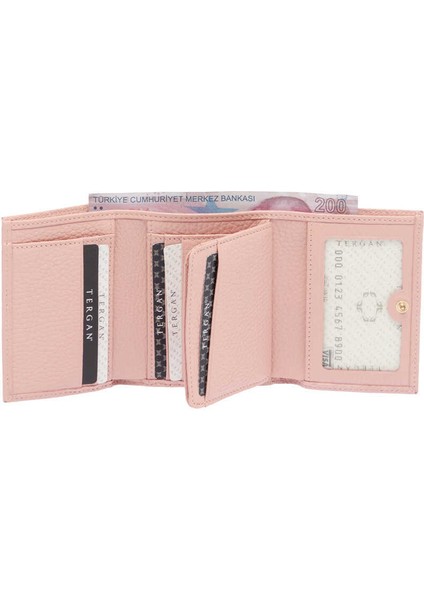 Pembe Hakiki Deri Kadın Cüzdan - S1CB00005633-T8A