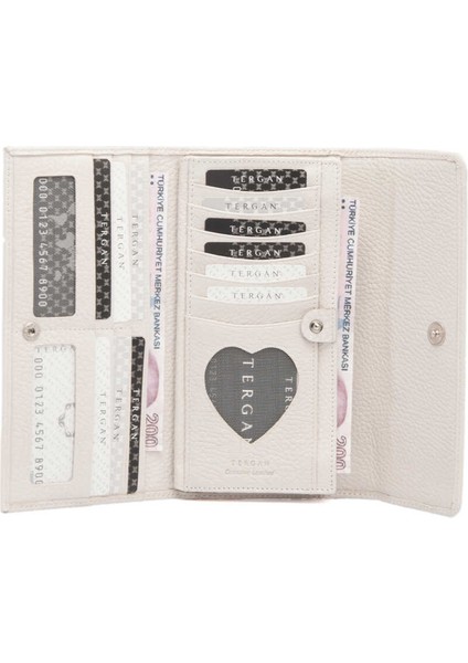 Bej Hakiki Deri Kadın Cüzdan - S1CB00005719-B19