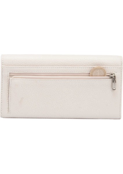 Bej Hakiki Deri Kadın Cüzdan - S1CB00005719-B19