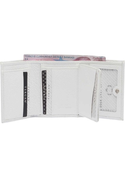 Beyaz Hakiki Deri Kadın Cüzdan - S1CB00005633-B69 fırsatları