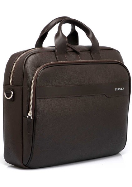 Kahve Hakiki Deri Erkek Evrak Çantası - S1EV00021411-W14