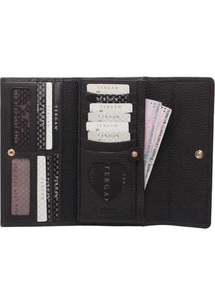 Kahve Hakiki Deri Kadın Cüzdan - S1CB00005719-A42