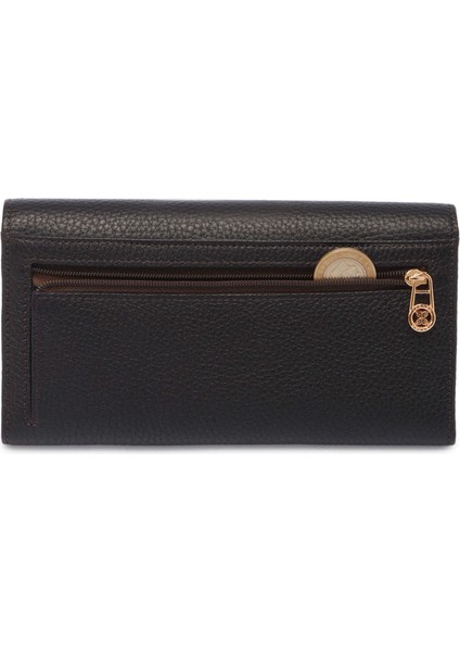 Kahve Hakiki Deri Kadın Cüzdan - S1CB00005719-A42