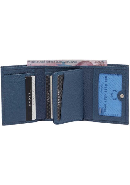 Mavi Hakiki Deri Kadın Cüzdan - S1CB00005633-T0M