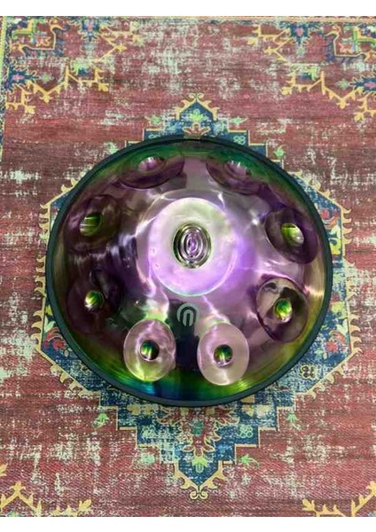 - Titanium Handpan -9 Tonlu -Re Minör ( -Bakım Yağı ,takmalı / Çıkarmalı Renkli Kuşak ve Çanta) ) fiyatları