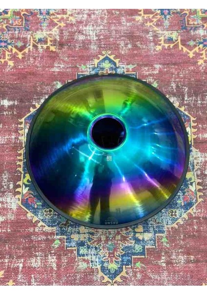 - Titanium Handpan -9 Tonlu -Re Minör ( -Bakım Yağı ,takmalı / Çıkarmalı Renkli Kuşak ve Çanta) ) modelleri