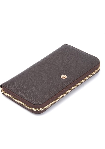 Kahve Hakiki Deri Kadın Cüzdan - S1CB00005734-A42 modelleri