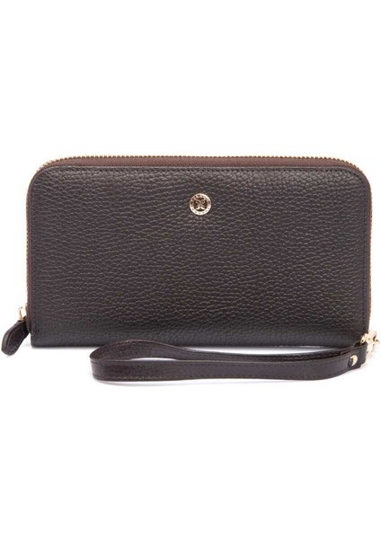 Kahve Hakiki Deri Kadın Cüzdan - S1CB00005734-A42