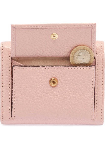 Pembe Hakiki Deri Kadın Cüzdan - S1CB00005633-T8A